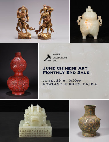 June Chinese Art Monthly End Sale