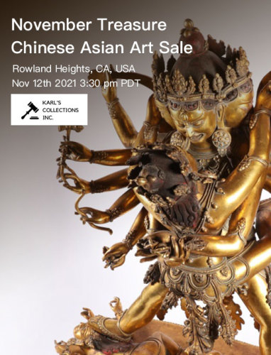 November Treasure Chinese Asian Art Sale
