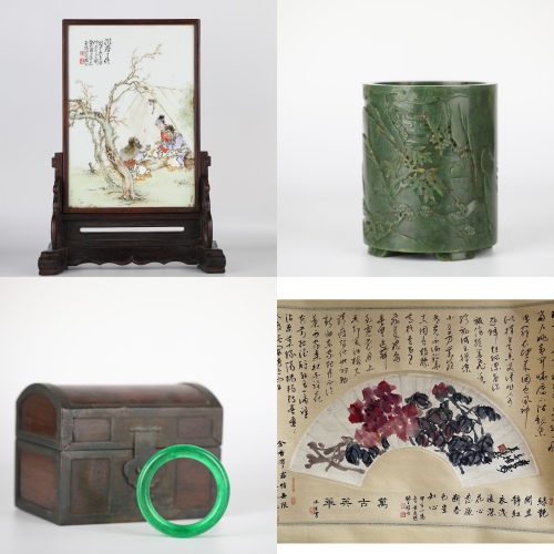 Real estate and Asian art auction