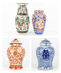 Asian Art, Mid-century design, Ceramics, Bronze & Marble Statues