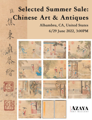 Selected Summer Sale: Chinese Art & Antiques