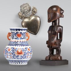 精美亚洲艺术品、欧洲室内饰品、瓷器及雕塑  
