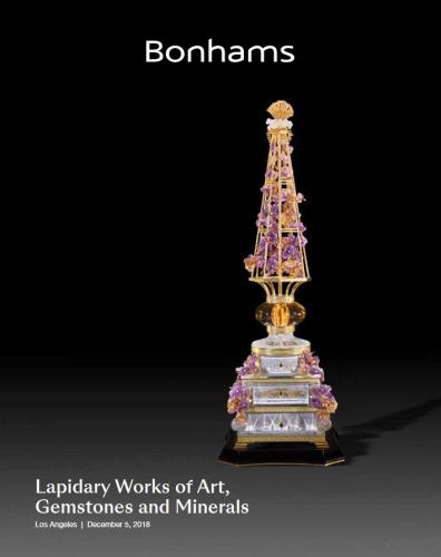 Lapidary Works of Art, Gemstones, and Minerals