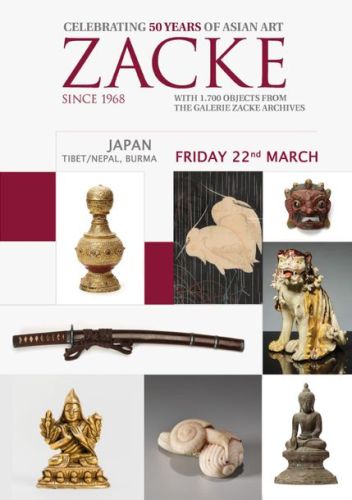 Day1 - Celebrating 50 years of Asian Art with 1.700 Objects from the
Galerie Zacke Archives