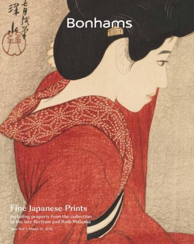 FINE JAPANESE PRINTS, INCLUDING PROPERTY FROM THE COLLECTION OF THE LATE
BERTRAM AND RUTH MALENKA